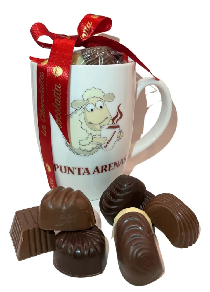 Tazón de regalo con chocolates La Chocolatta